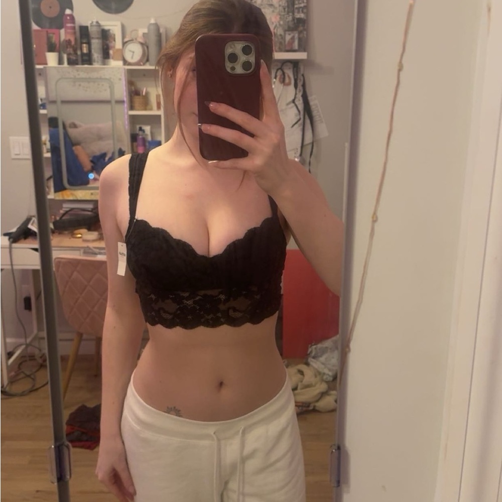 Aerie Black Lace Bralette